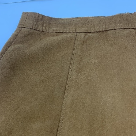 Hollister Brown suede Mini Skirt womens Juniors size 9 - Picture 8 of 11
